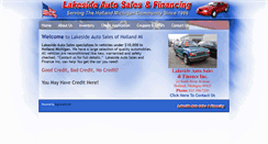 Desktop Screenshot of lakesideautosales.com